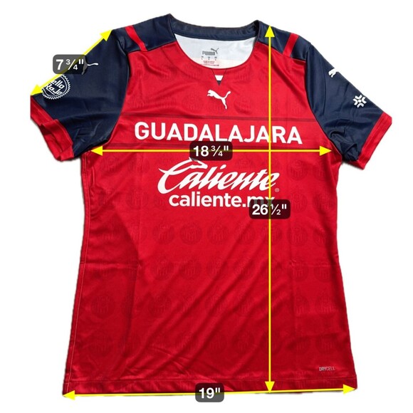 Puma Liga MX Chivas Guadalajara Women's Large 3rd Jersey 21/22 NEW 763252 01 - Picture 2 of 7